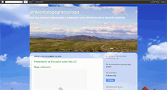 Desktop Screenshot of ambientologagroecologa.blogspot.com