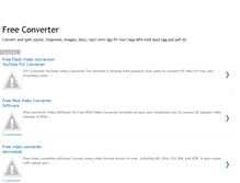 Tablet Screenshot of freeconverter.blogspot.com