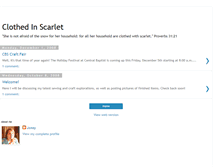 Tablet Screenshot of clothedinscarletblog.blogspot.com
