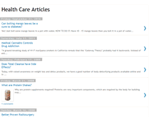 Tablet Screenshot of healthfitnesscarearticles.blogspot.com