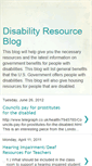 Mobile Screenshot of disabilityresourceblog.blogspot.com