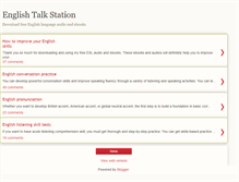 Tablet Screenshot of englishtalkstation.blogspot.com