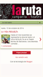 Mobile Screenshot of larutateatro.blogspot.com