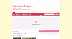 Desktop Screenshot of mad-about-cakes.blogspot.com