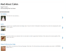 Tablet Screenshot of mad-about-cakes.blogspot.com