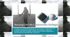 Desktop Screenshot of banyangigirl.blogspot.com
