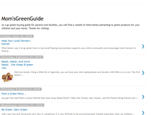 Tablet Screenshot of momsgreenguide.blogspot.com