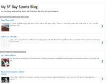 Tablet Screenshot of mysfsportsblog.blogspot.com