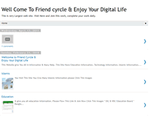 Tablet Screenshot of friendcyrcle.blogspot.com