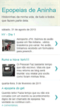 Mobile Screenshot of epopeiasdeaninha.blogspot.com