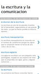 Mobile Screenshot of escrituraycomunicacion.blogspot.com