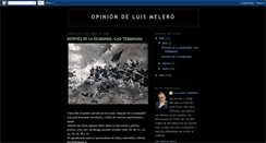 Desktop Screenshot of opinindeluismelero.blogspot.com