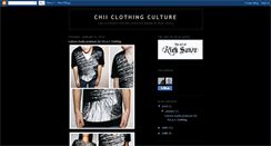 Desktop Screenshot of chiiclothing.blogspot.com