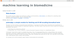 Desktop Screenshot of mlbiomedicine.blogspot.com