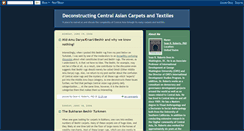 Desktop Screenshot of central-asian-carpets.blogspot.com