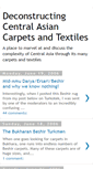 Mobile Screenshot of central-asian-carpets.blogspot.com