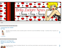 Tablet Screenshot of bellazadore.blogspot.com