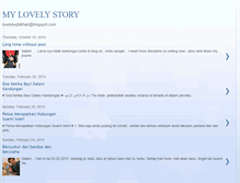 Tablet Screenshot of lovelyteqfatihah.blogspot.com