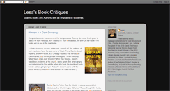 Desktop Screenshot of lesasbookcritiques.blogspot.com