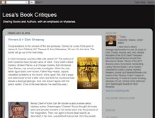 Tablet Screenshot of lesasbookcritiques.blogspot.com