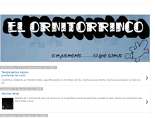 Tablet Screenshot of elornitorrincopucv.blogspot.com