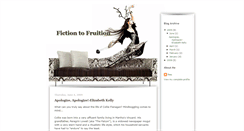 Desktop Screenshot of fictiontofruition.blogspot.com