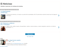 Tablet Screenshot of elnoticioso-informativo.blogspot.com