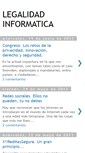 Mobile Screenshot of legalidadinformatica.blogspot.com