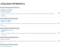 Tablet Screenshot of legalidadinformatica.blogspot.com