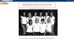 Desktop Screenshot of extraordinaryhousewives.blogspot.com