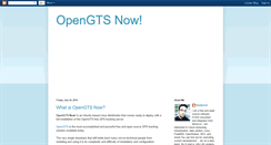 Desktop Screenshot of opengts-now.blogspot.com