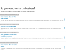 Tablet Screenshot of businessideascoach.blogspot.com