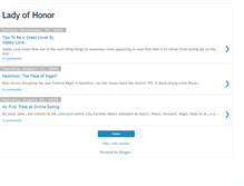 Tablet Screenshot of lady-of-honor.blogspot.com