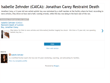 Tablet Screenshot of jonathancareyrestraintdeath.blogspot.com