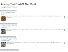 Tablet Screenshot of amazing-thaifood.blogspot.com