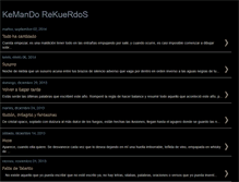 Tablet Screenshot of kemandorecuerdos.blogspot.com