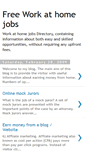 Mobile Screenshot of free-home-jobs-site.blogspot.com
