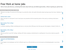 Tablet Screenshot of free-home-jobs-site.blogspot.com