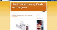 Desktop Screenshot of handcraftedluxurycardsforalloccasions.blogspot.com