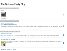 Tablet Screenshot of bethanyharty.blogspot.com