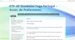 Desktop Screenshot of kundaliniyogaportugal.blogspot.com