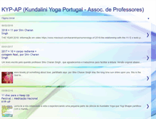 Tablet Screenshot of kundaliniyogaportugal.blogspot.com