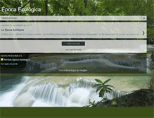 Tablet Screenshot of epocaecologica.blogspot.com