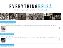 Tablet Screenshot of everythingbrisa.blogspot.com