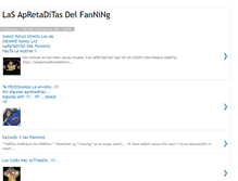 Tablet Screenshot of lasapretaditasdelfanning.blogspot.com