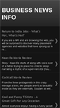 Mobile Screenshot of businessnewsinfo.blogspot.com