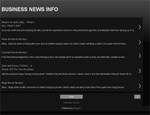 Tablet Screenshot of businessnewsinfo.blogspot.com
