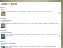 Tablet Screenshot of cartasincorreo.blogspot.com