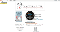 Desktop Screenshot of carnegiecenterblog.blogspot.com