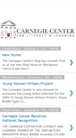 Mobile Screenshot of carnegiecenterblog.blogspot.com